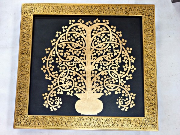 300 Sheets Imitation Composition Gold Leaf Sheet Surface Gilding Craft Art DIY.I