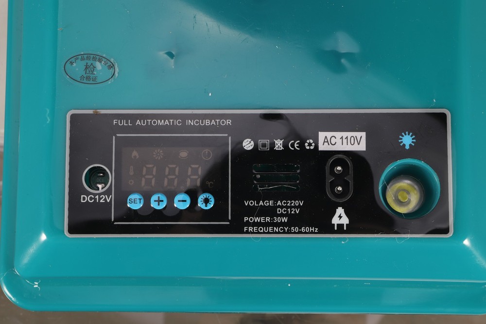 16-Egg Hatcher - Automatic, Single Power Supply Incubator