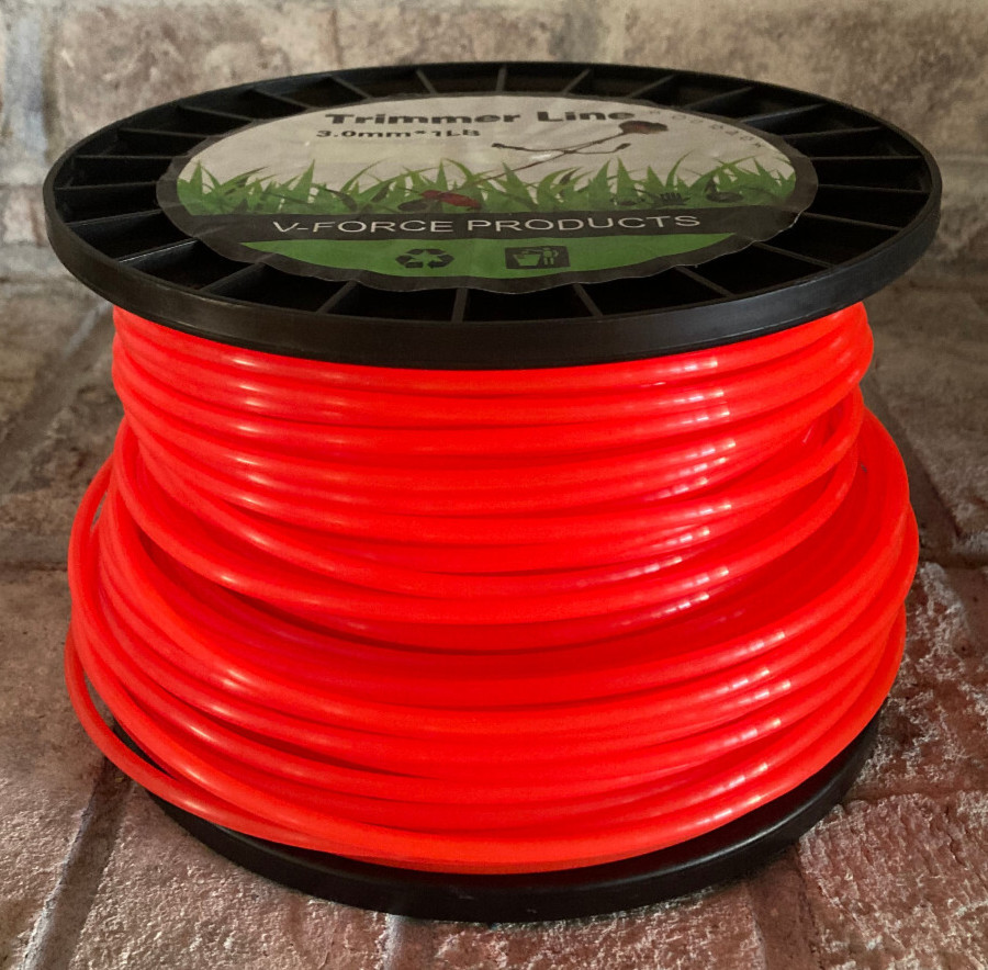 V-Force 3.0mm Trimmer String 0.12” Line, 1 LB, Partial Spool Over 300', Round
