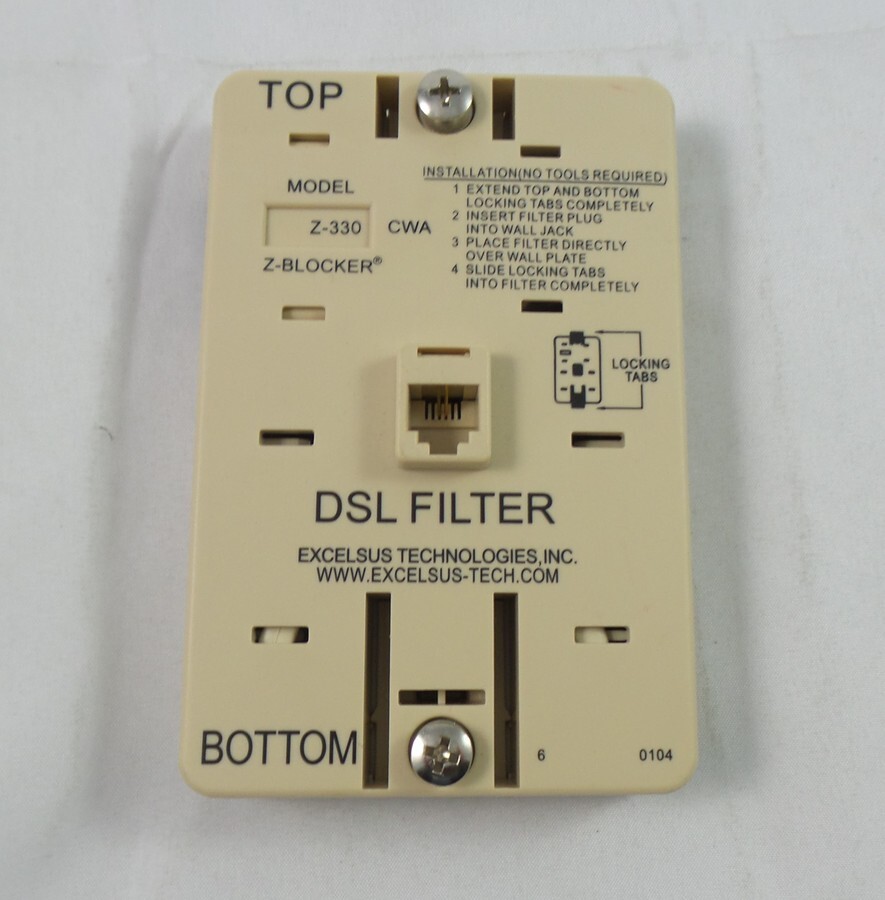 Excelsus Z-Blocker Z-330CWA Wallmount Single-line DSL Filter