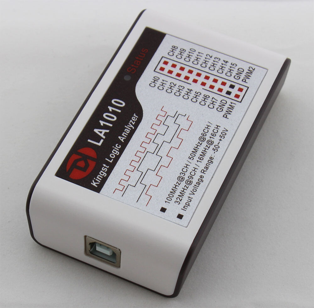 LA1010 Logic Analyzer USB2.0 16M 16CH 10G MCU ARM FPGA DSP Debugging Tools