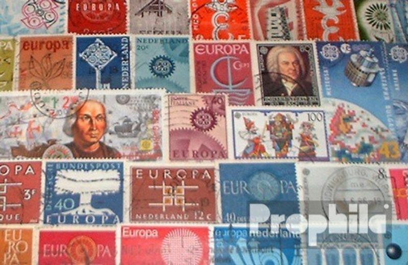 Europe 50 different stamps CEPT