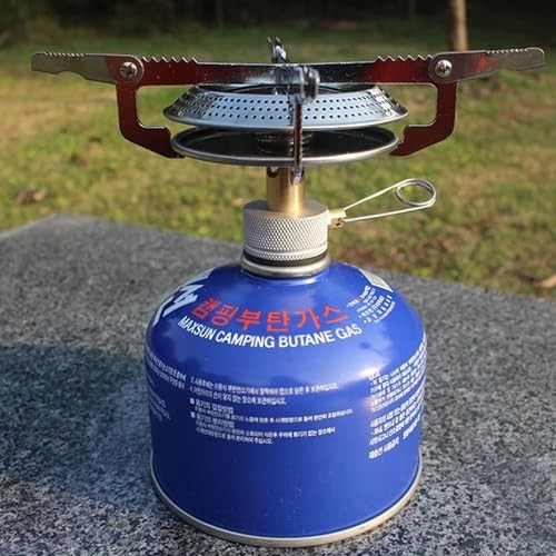 Windproof Camping Gas Stove Portable Foldable Backpack Electronic Stove Head