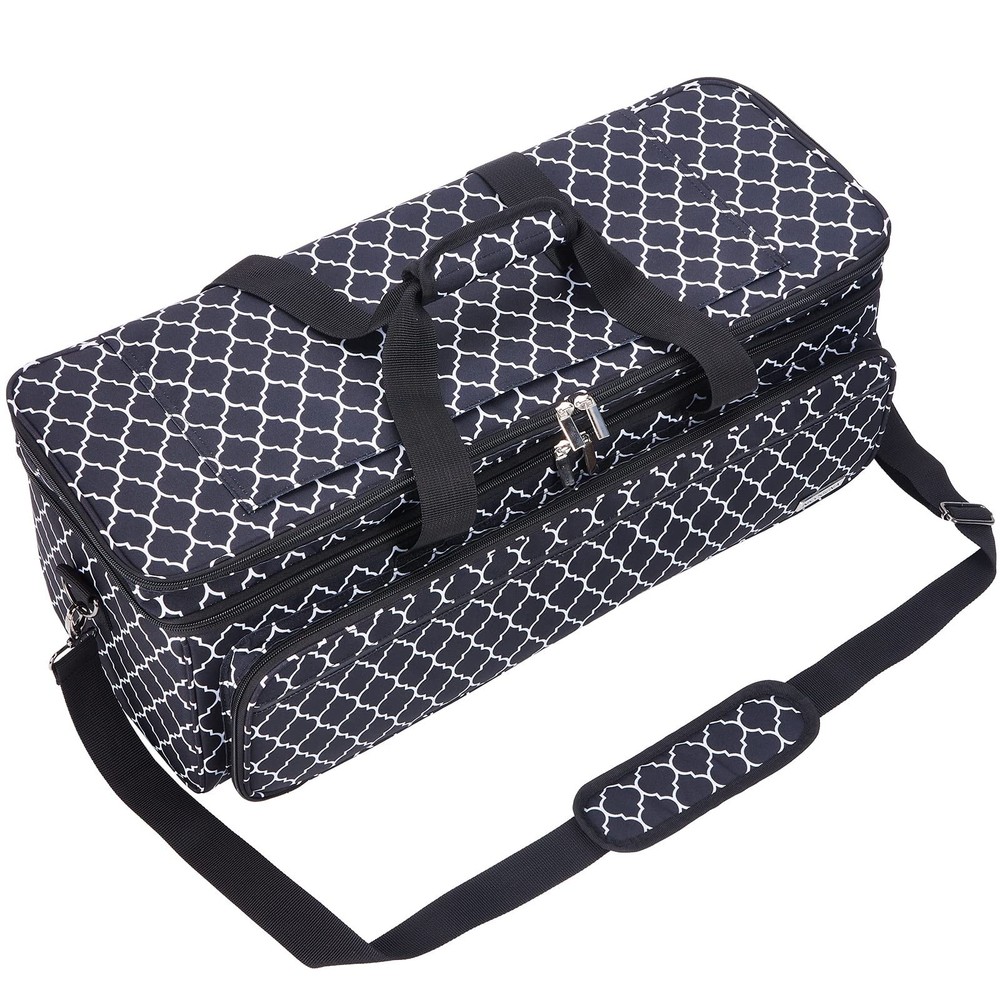 NICOGENA Double Layer Carrying Case with Mat Pocket for Cricut Maker 3, Explo...