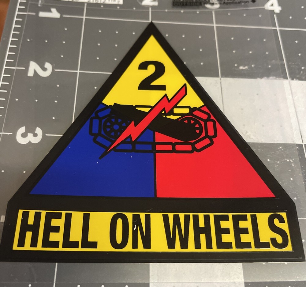 Decal 2nd Armor Division - Hell On Wheels New