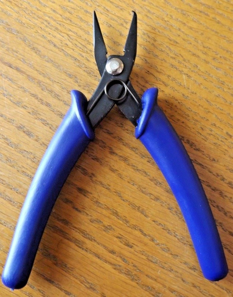 SPLIT RING PLIERS TOOL (BLUE) 5.5 INCHES LONG STEEL