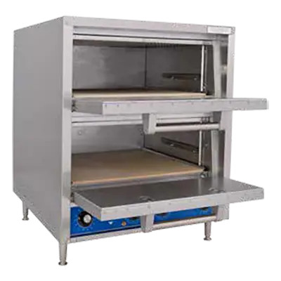 Bakers Pride P46-BL HearthBake 26" Electric Countertop Double Stack Pizza Oven