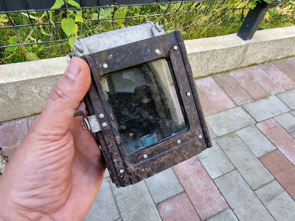 WW2 Original German Carbide Bakelite Lantern From The German Bunker.