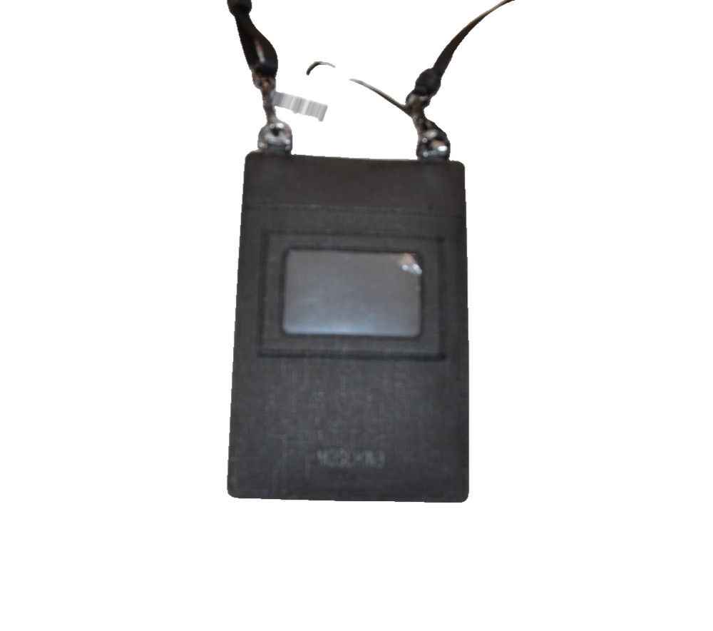 NWT Moschino black Badge Holder