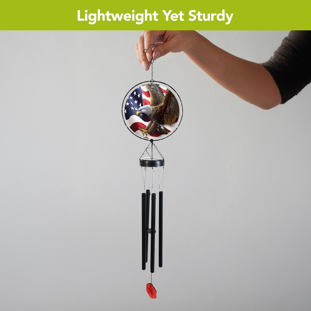 Briarwood Lane Freedom Eagle Illuminated Wind Chime