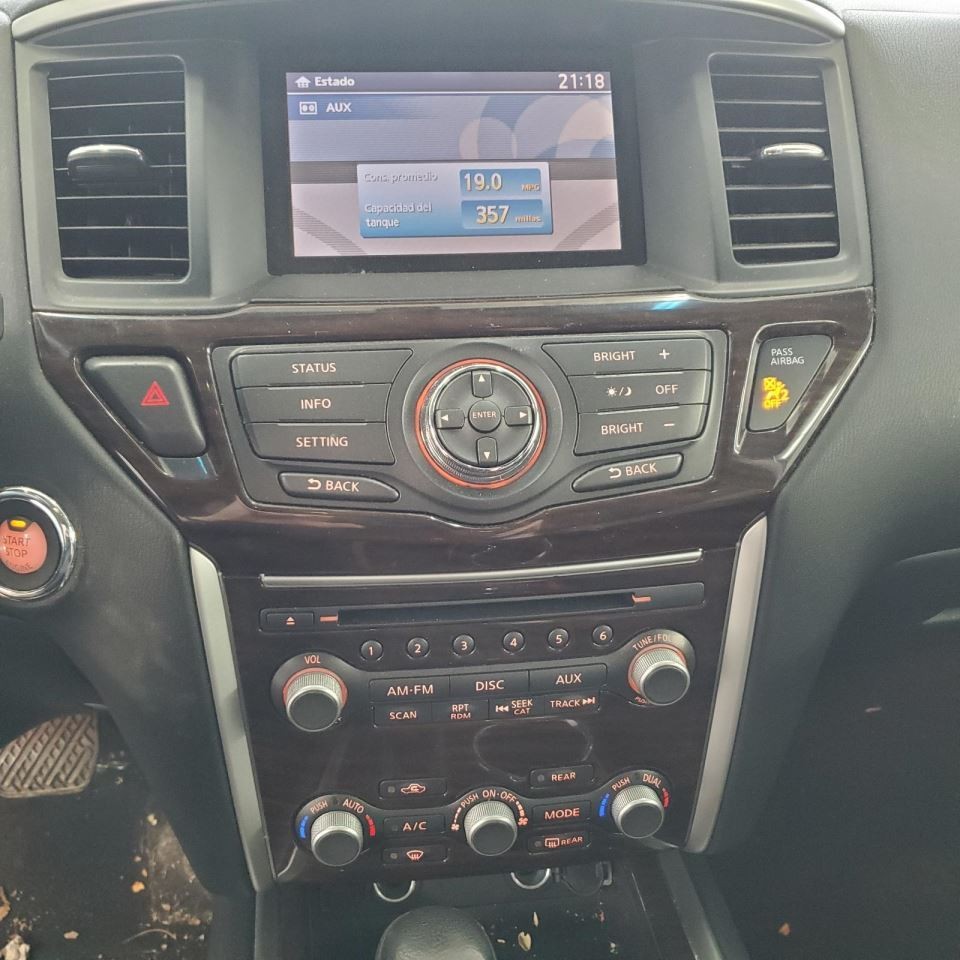 Info-GPS-TV Screen Control Screen Dash Mounted Fits 13-16 PATHFINDER 1098624