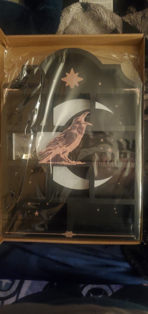 Crystal Crow Shelf