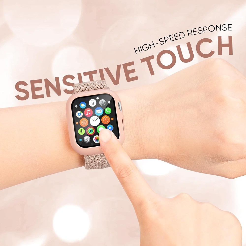 Nylon Elastic Strap Compatible with Apple Watch Series 7 44mm