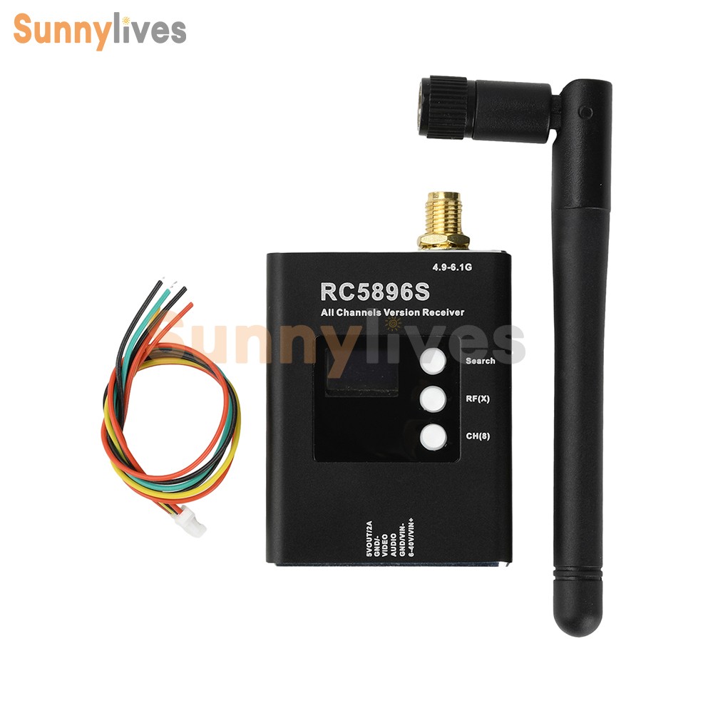 RC5896S Video Receiver Compatible 5.8G Image Transmission Receiver Transmitter