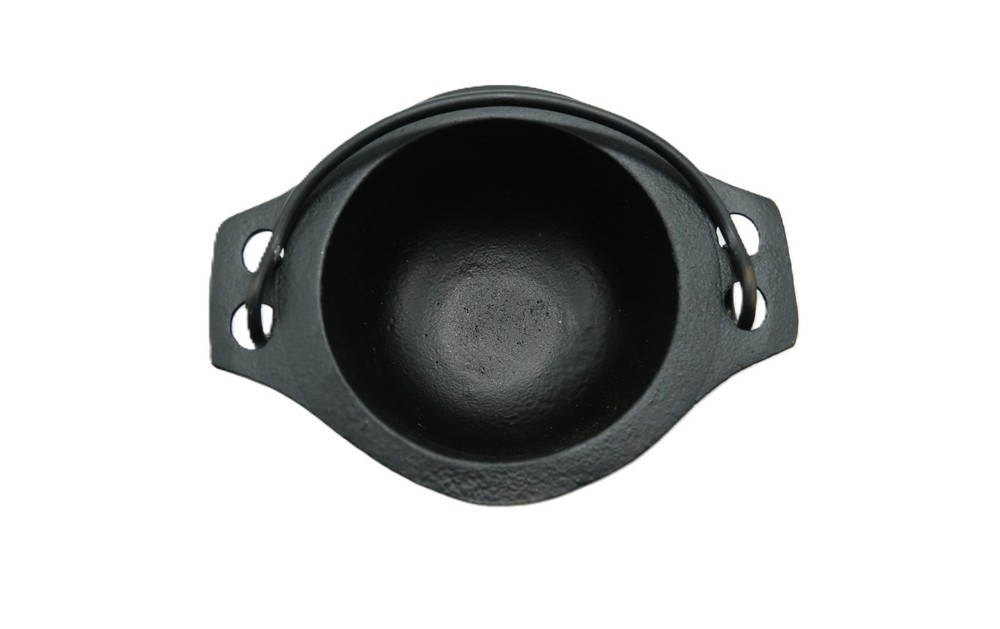Mini Cast Iron Cauldron | Pentacle, Triple Moon, or Plain | Various Sizes