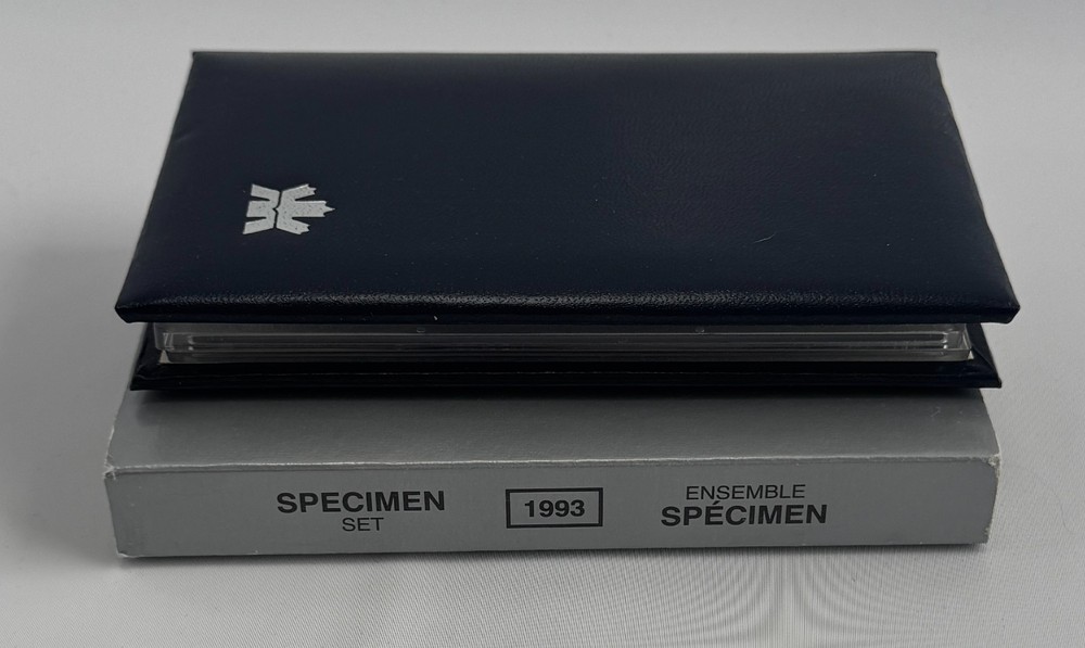 1993 Canada 6-Coin RCM Specimen Set Box and COA