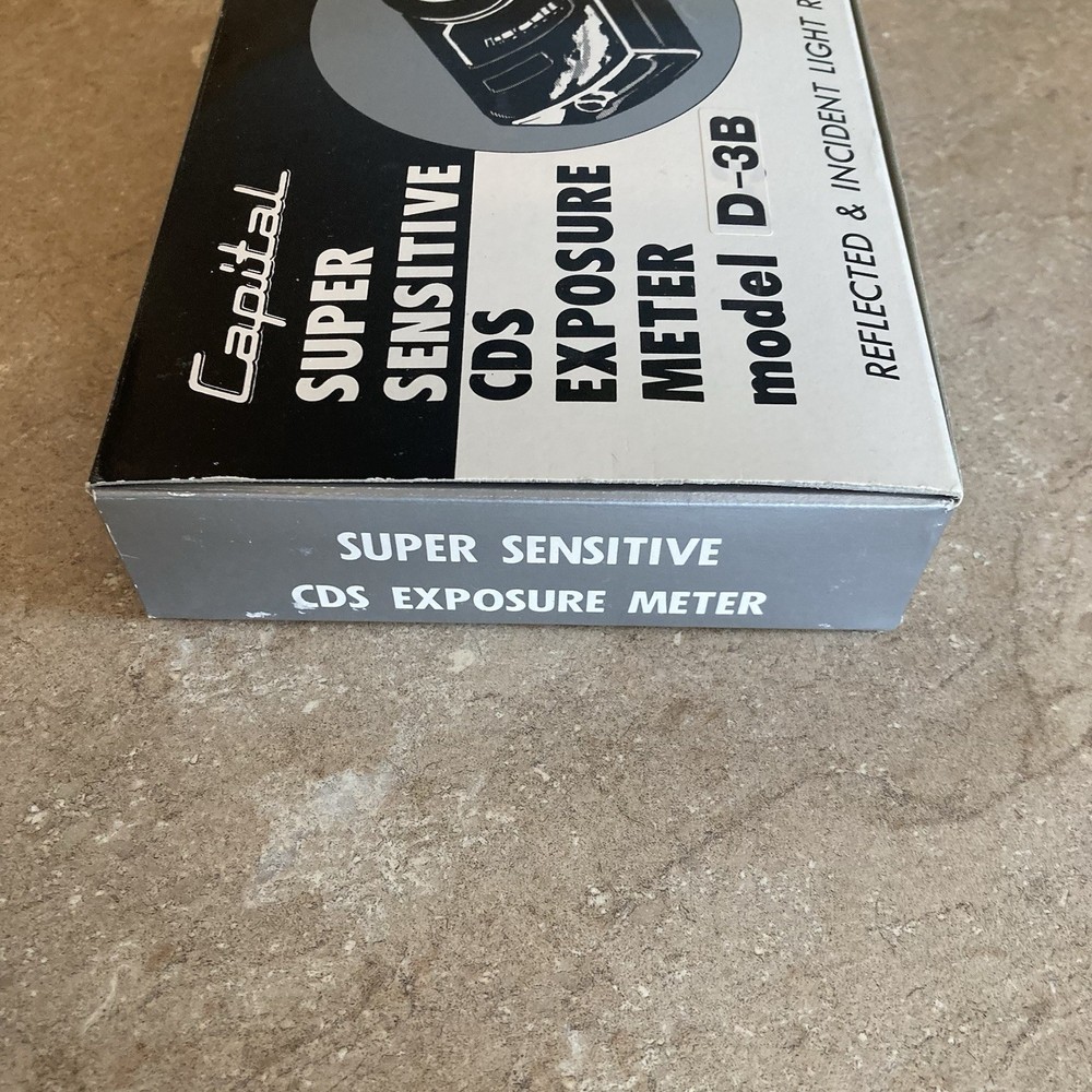 CAPITAL D-3B Incident & Reflected Light Reading CDS Exposure Meter + Case