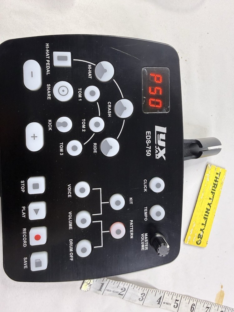 LYX Jam -EDS-750 - Drum Sound Module, With Cables And Power Supply
