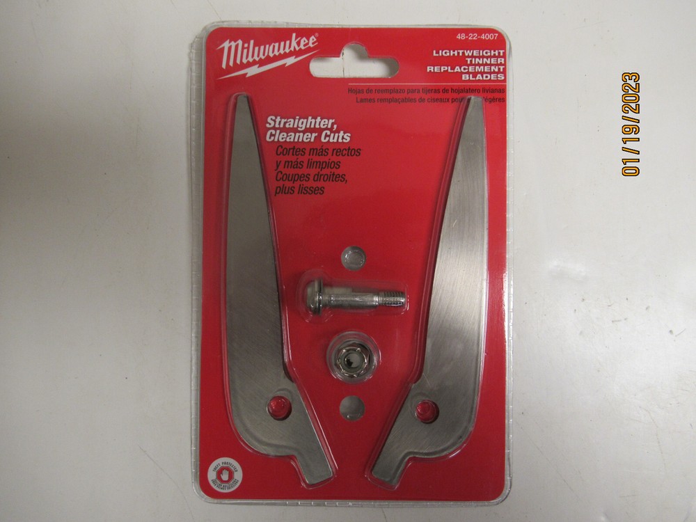 Milwaukee 48-22-4007 Lightweight Tinner Replaceable Blades