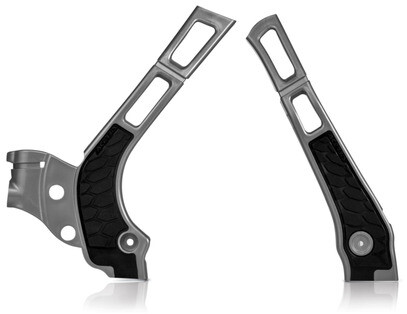 Acerbis X Grip Frame Guard Silver/Black 2464741015