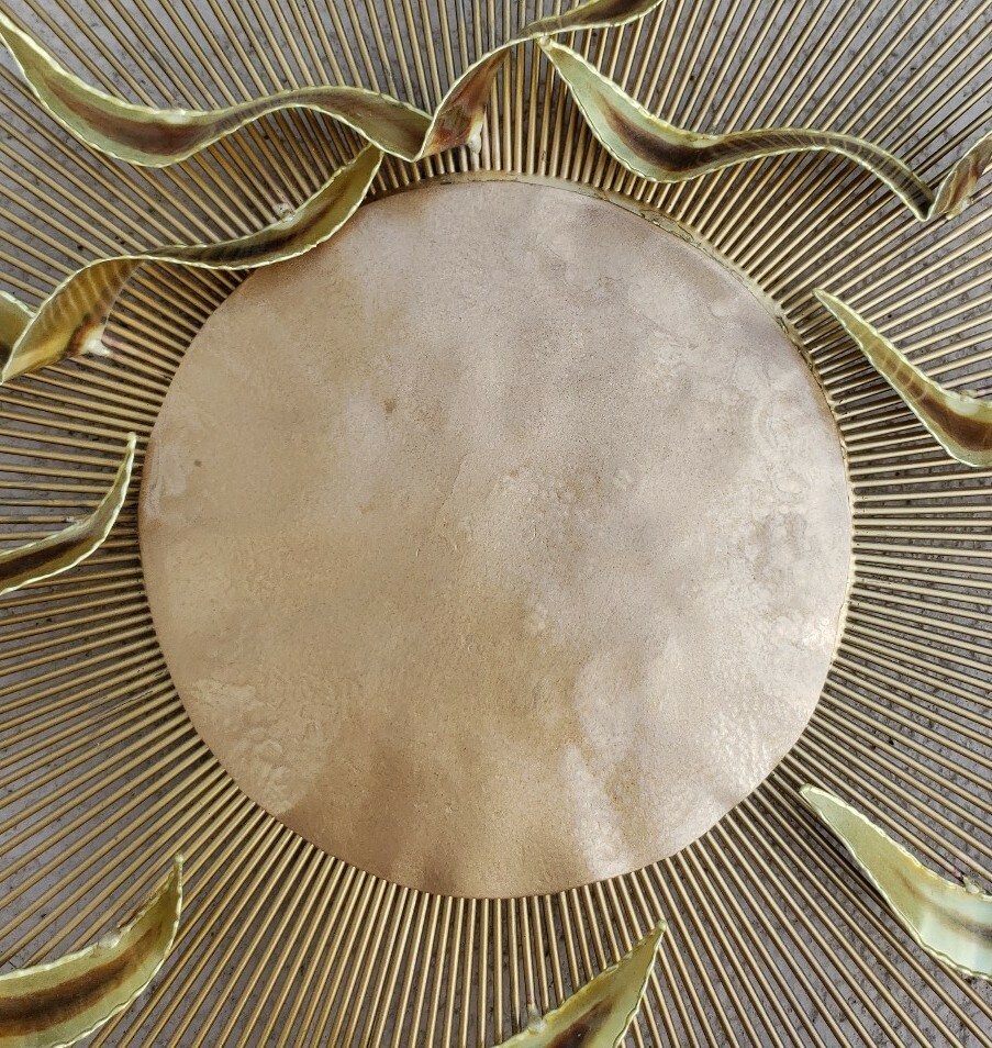 Mid Century Modern Starburst Brutalist Wall Sculpture Devalf Degroot Jere?