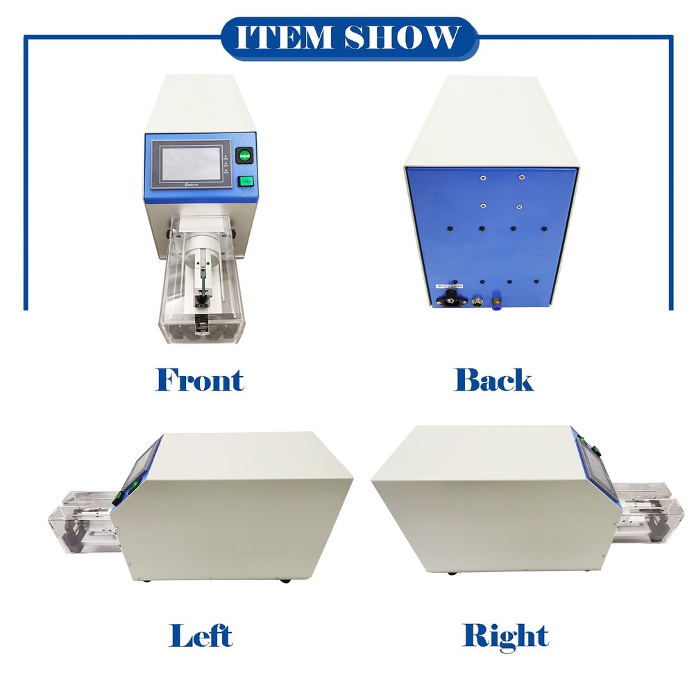 110V Semi-Automatic Coaxial Cable Rotary Knife Multi-Layer Stripping Machine