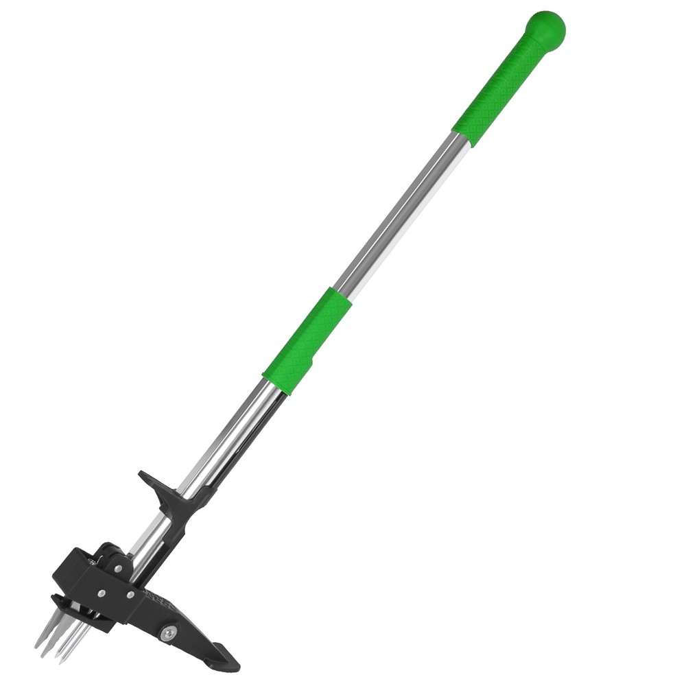 Stand Up Aluminum Weed Puller - Easy Manual Weeder, No Bending