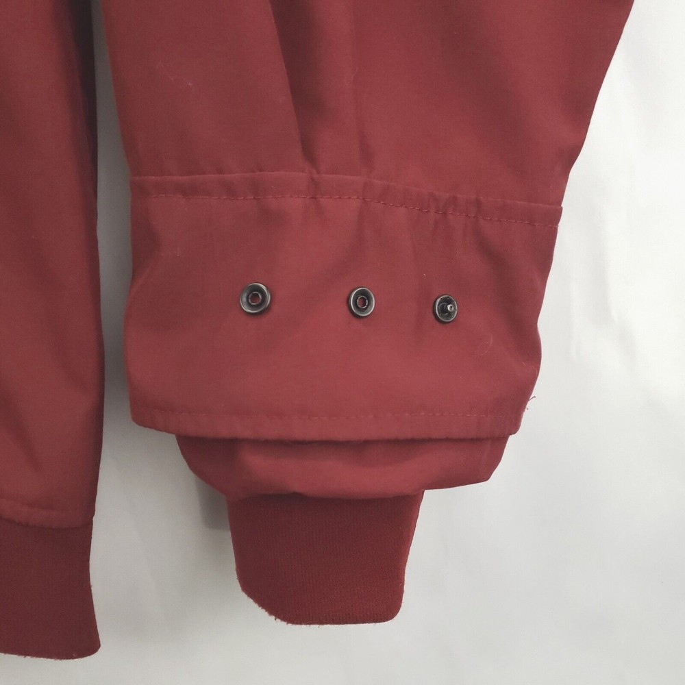 Zero Restriction Jacket Mens Large Burgundy 1/4 Snap Golf Pullover