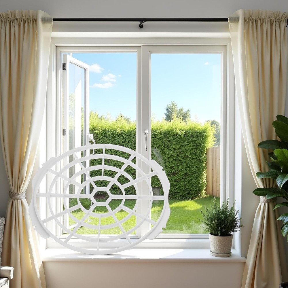 White Window Adaptor Filter Screen Window Exhaust Hose Interface for Portable Ai