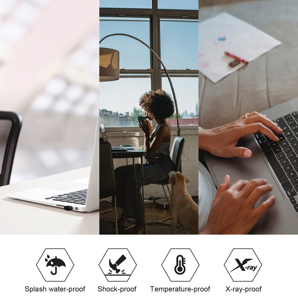 5 Pack 64 GB Mini USB 2.0 Flash Drive Pendrive Super Tiny Flash USB Memory Stick