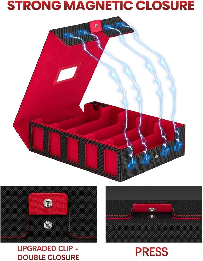 Large Capacity Card Storage Box for Trading Games
