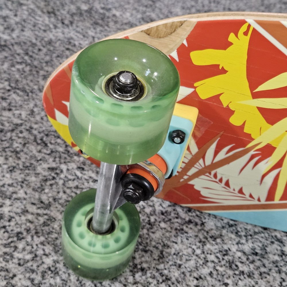 Kryptonics '65 Pintail Longboard 35" Carving Cruiser 60mm Translucent Wheels