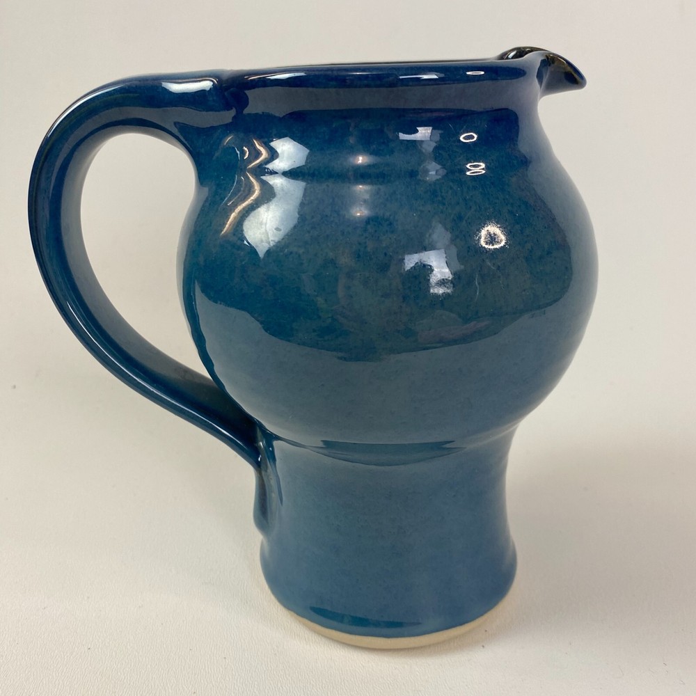 Jack O'Patsy Studio Blue Irlande Dene Ceramic Deathwish Cafe Pottery Pitcher Jug