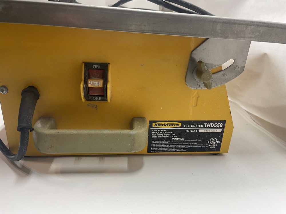 WorkForce tile cutter saw THD550 120V