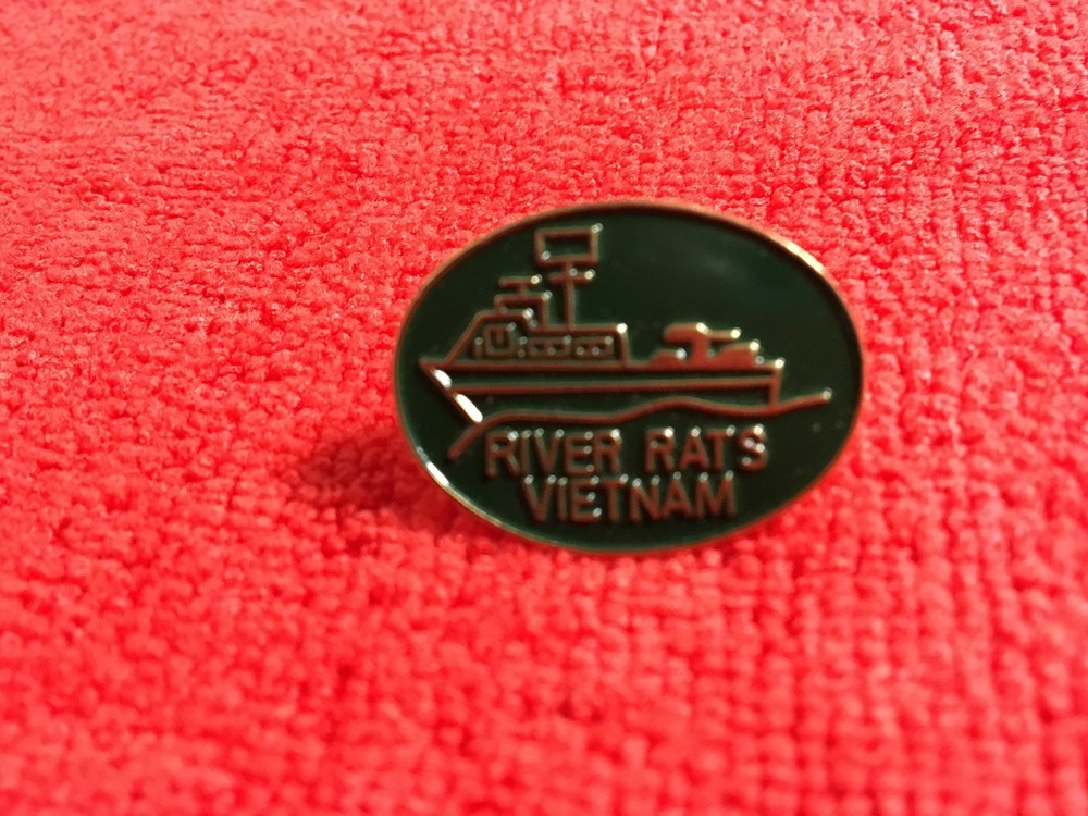 RIVER RATS VIETNAM HAT PIN