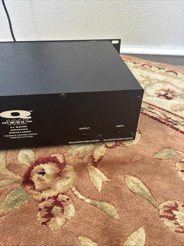 Peavey Q431F 31-Band Graphic Equalizer Feedback Locating System