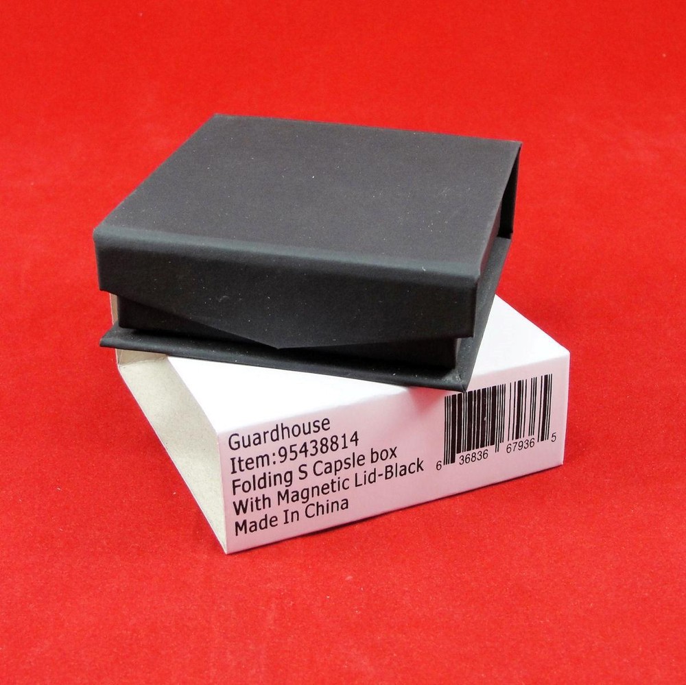 Folding Coin Box w/Magnetic Lid & Stand Insert INCLUDES Model A AirTite Capsule