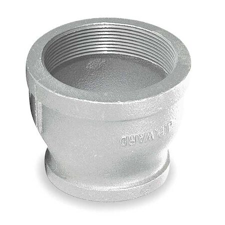 Zoro Select 2Wj66 2-1/2" X 2" Fnpt Galvanized Reducer