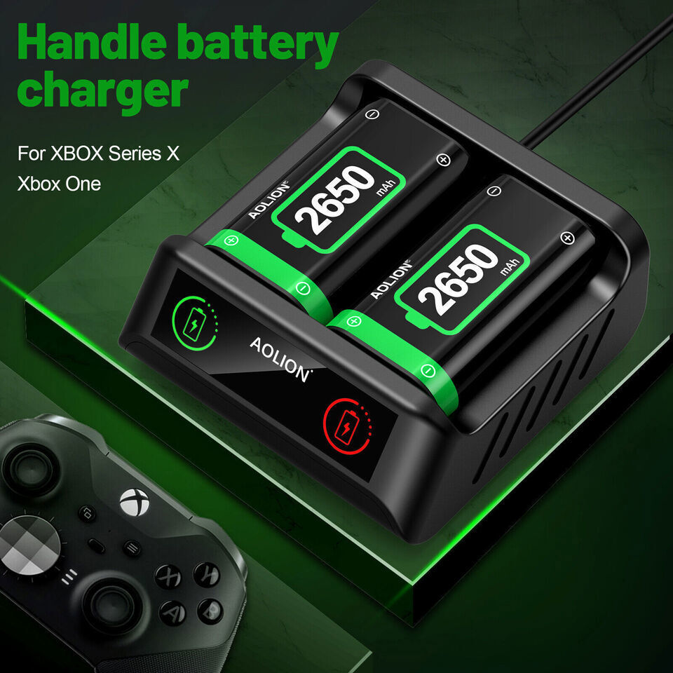 For XBOX ONE Controller Play Charging Dock + 2x Rechargeable Battery SHIP NOW