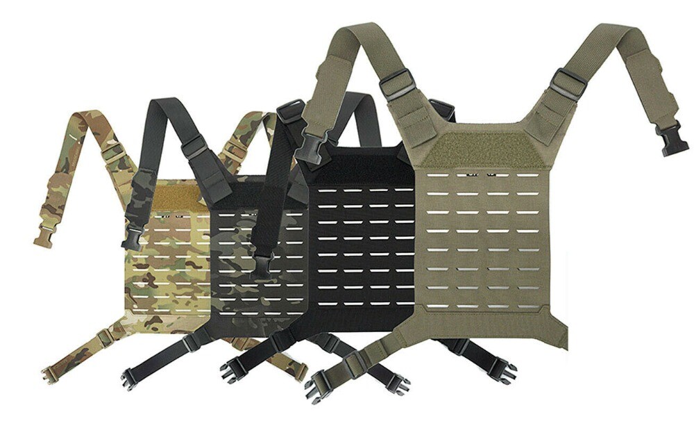 Tactical Vest Molle Back Plate Panel Combat Platform for D3 SS MK Chest Rig