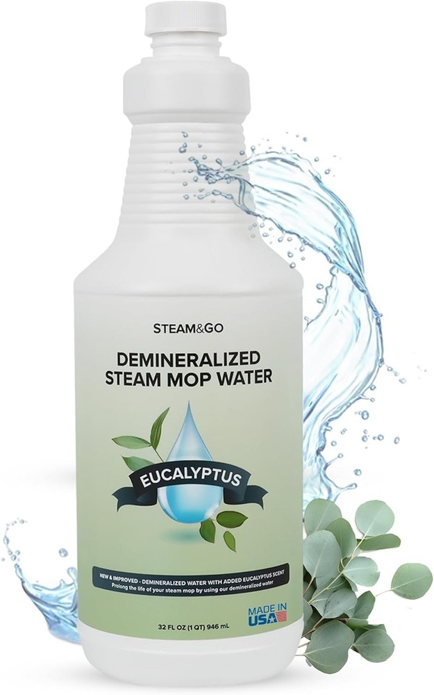 Ready-to-Use 32oz Demineralized Steam Mop Solution - Fresh Eucalyptus Mint
