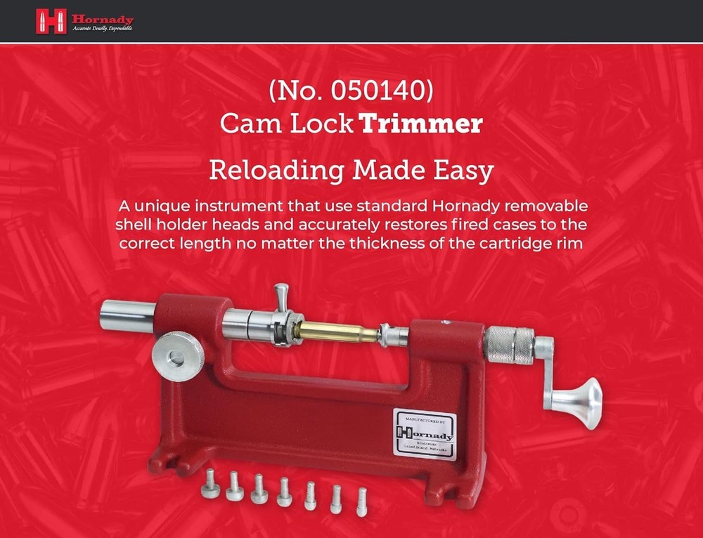 Cam-Lock Trimmer - Restore Fired Cases Accurately