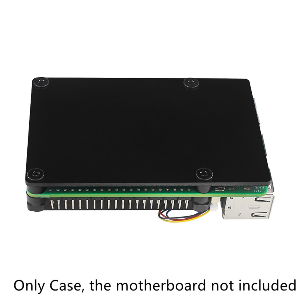 Aluminum Protective Case For Raspberry pi 5 Motherboards +Cooling Fan