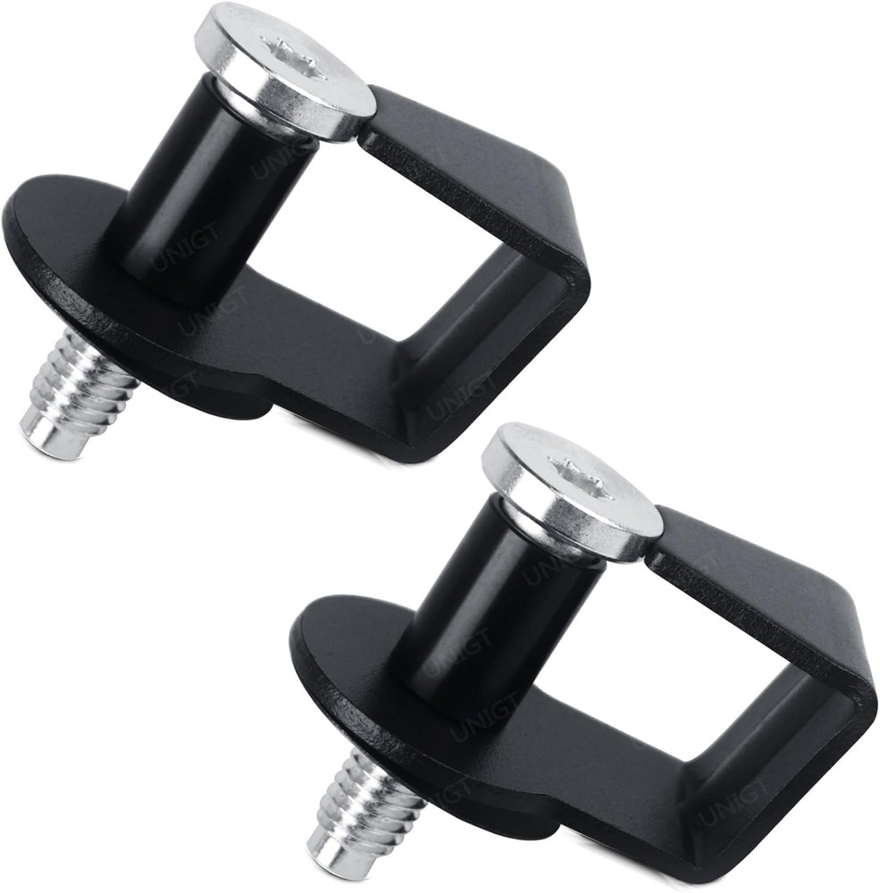 2 Pack Door Striker Bolts Set Includes Bushing Compatible with Black
