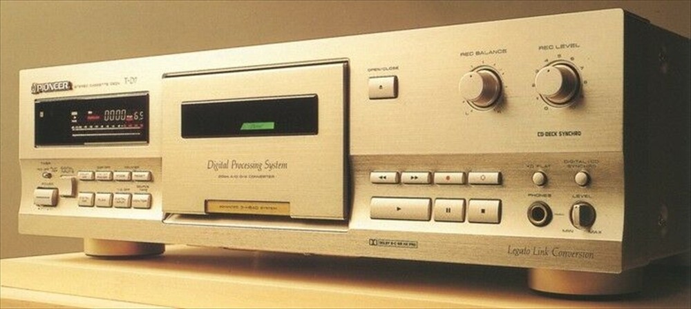 Pioneer 3 head single cassette deck T-D7 from japan no remote controller used