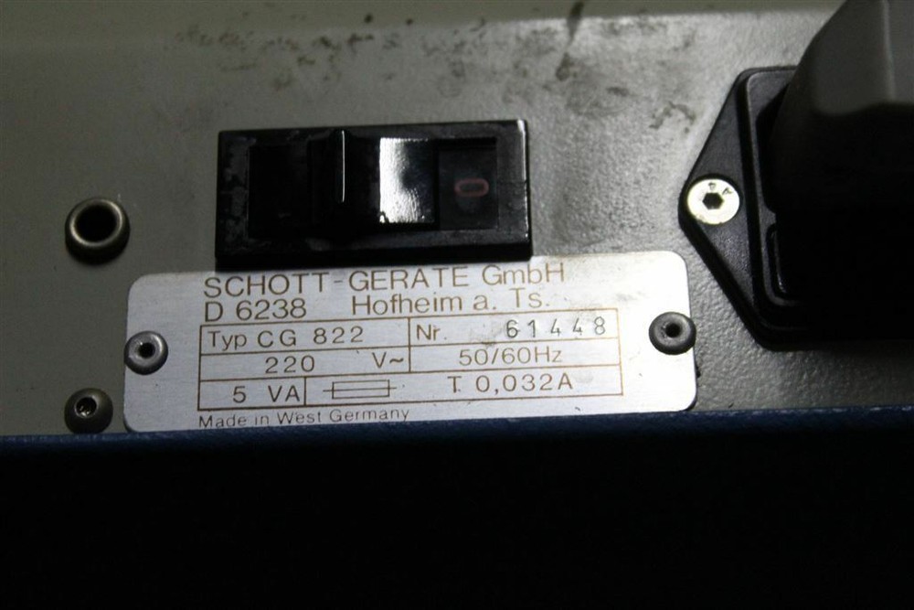 Schott Devices pH Meter CG 822 CG822