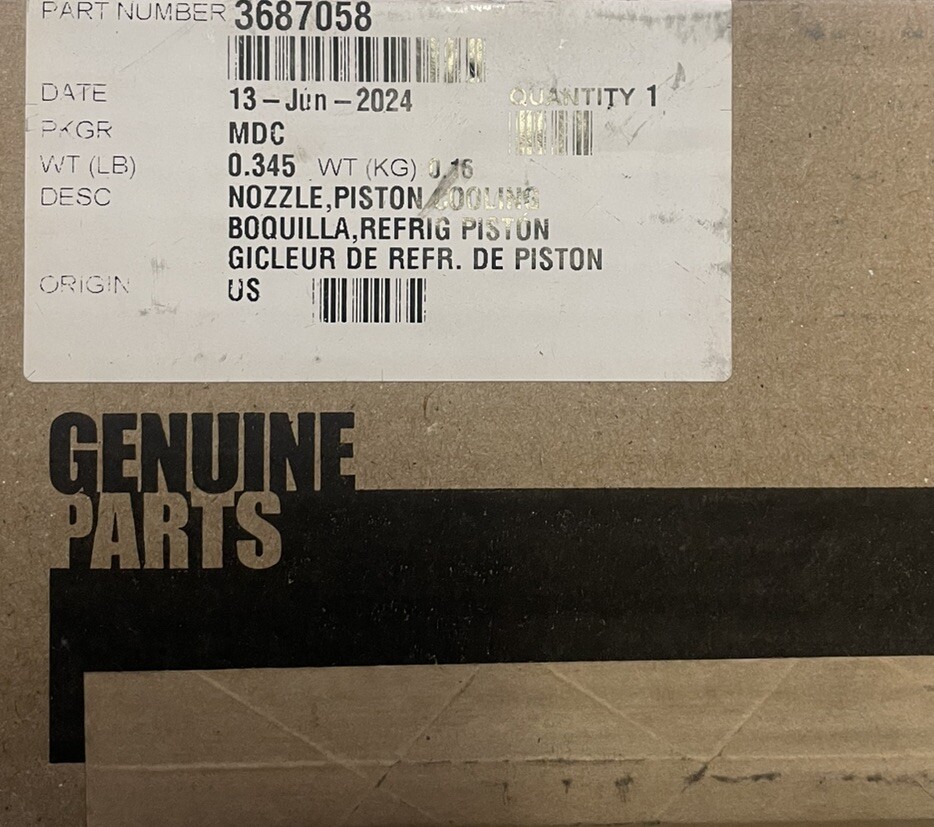Piston Cooler Nozzle