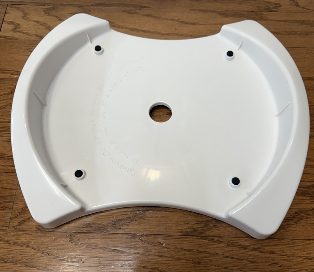 Thane Flavor Wave Deluxe Oven MHO1200 Replacement Part White Plastic Bottom Base