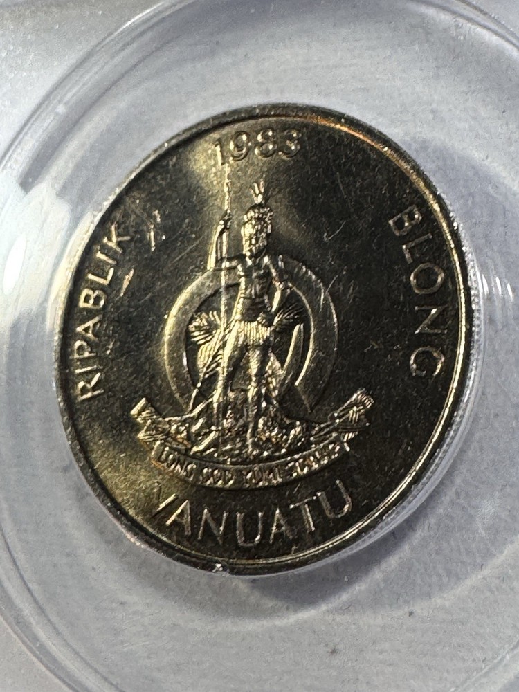 1983 Vanuatu 20 Vatu Graded MS 66 by ANACS
