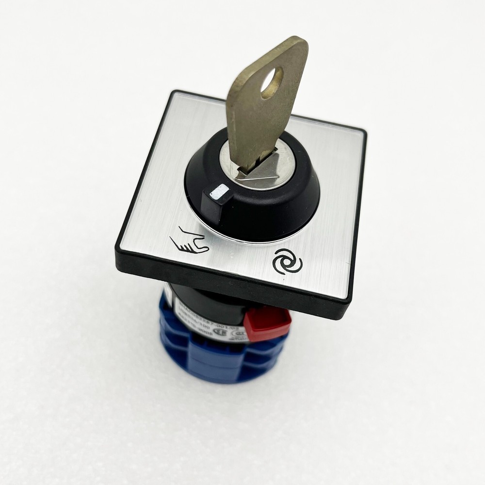 ON4KB 2-speed 2section mode switch selector w/key For ABB robot controller parts